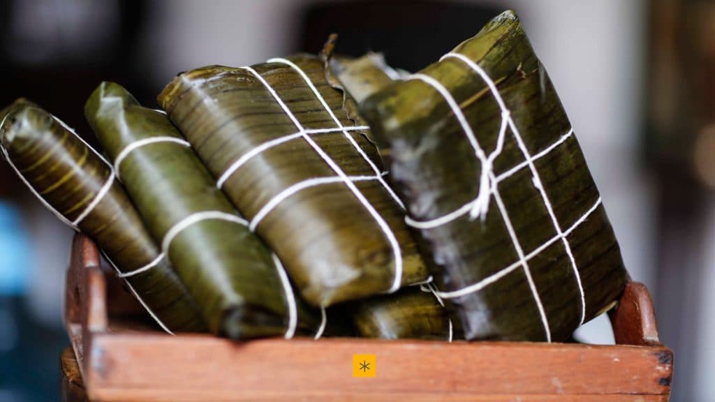 Hallacas para la cena de Nochebuena
