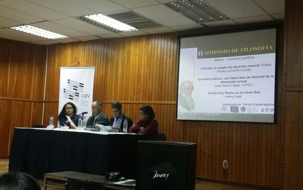 Actividad realizada: II Simposio de filosofía. Ontologia y Hermenéutica de la Libertad